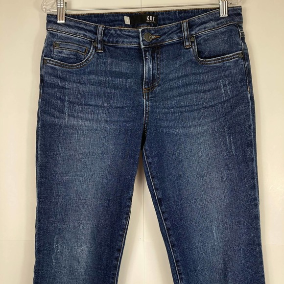 KUT FT Kloth Catherine Boyfriend Distressed Jeans - Picture 2 of 9